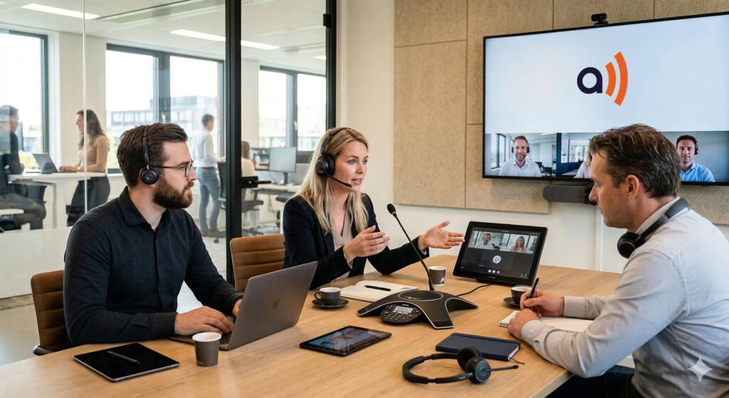 vergader en presentatie oplossingen van Audivio